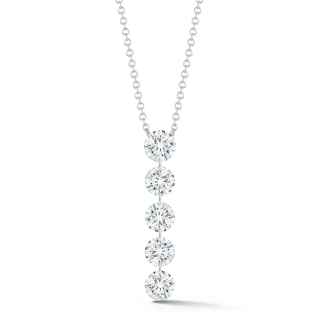Diamond necklace in 18K gold - SKU#: 29454