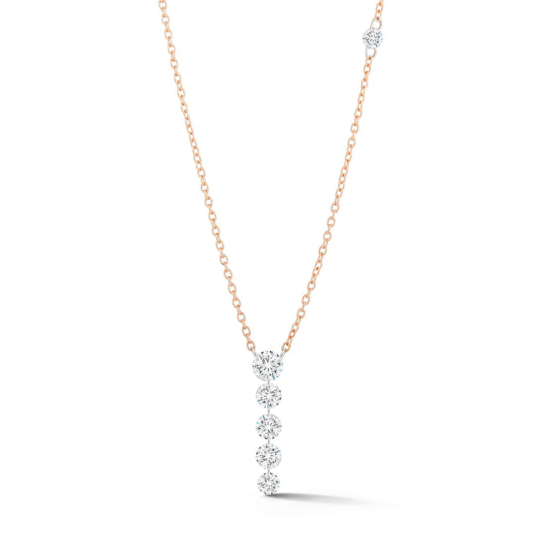 Diamond necklace in 18K gold - SKU#: 29471