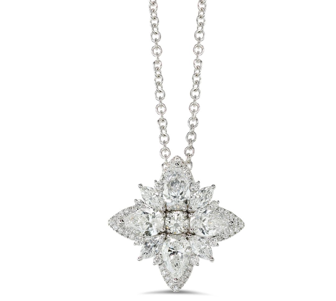 18K gold and diamond pendant - SKU#: 31131