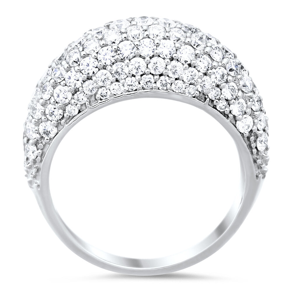 18K white gold diamond band - SKU#: 15109