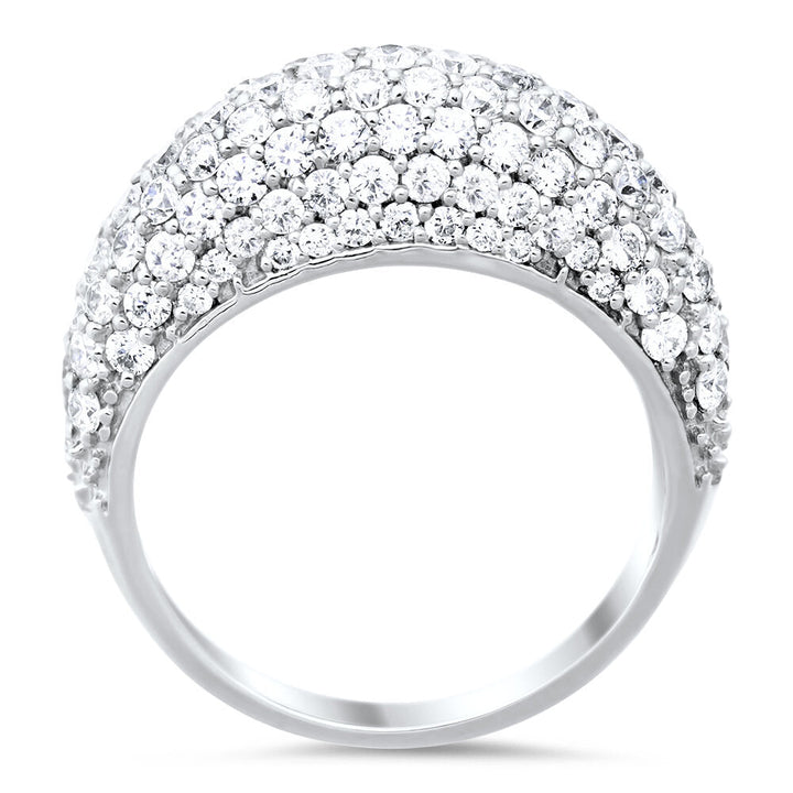 18K white gold diamond band - SKU#: 15109