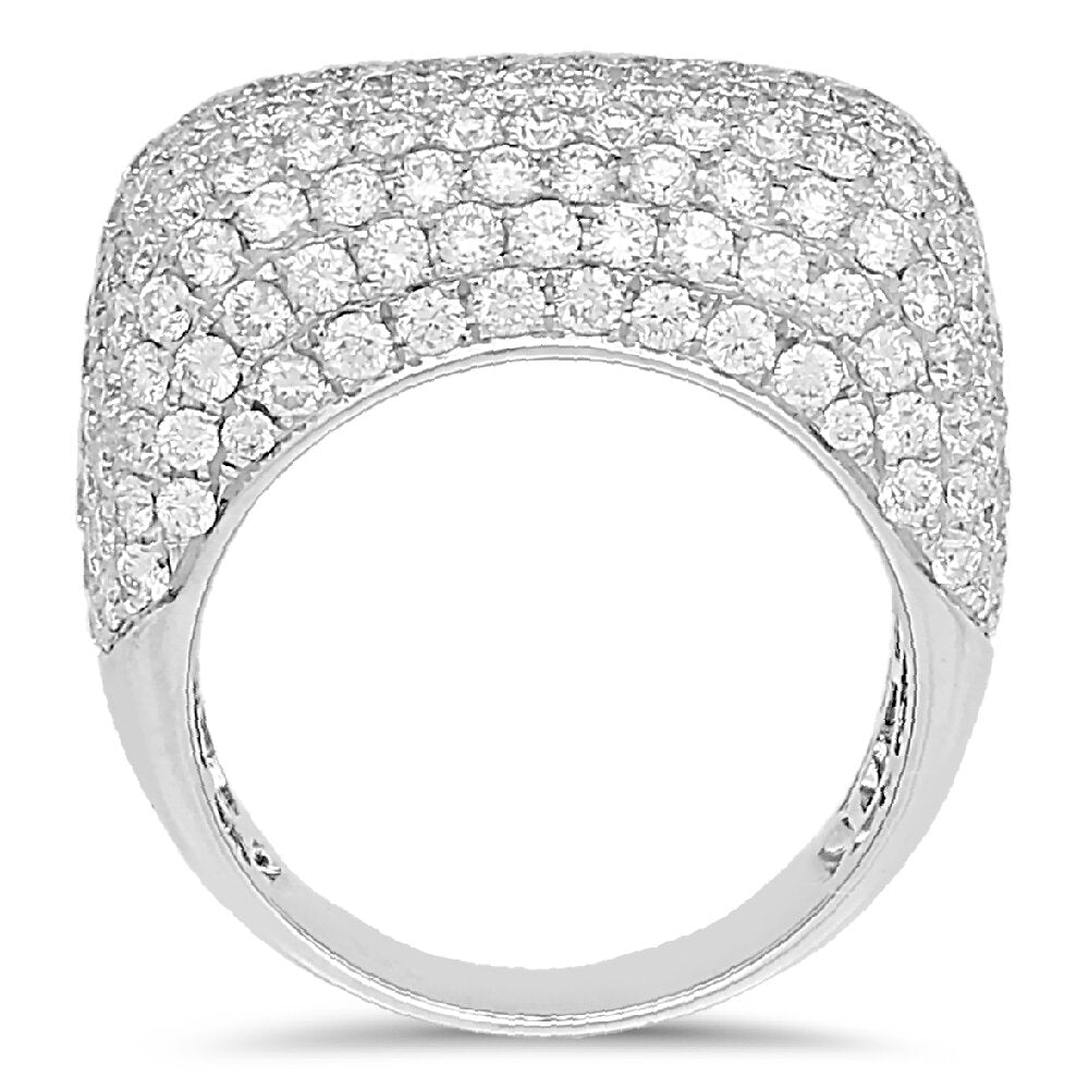 18K  white gold diamond ring - SKU#: 21869