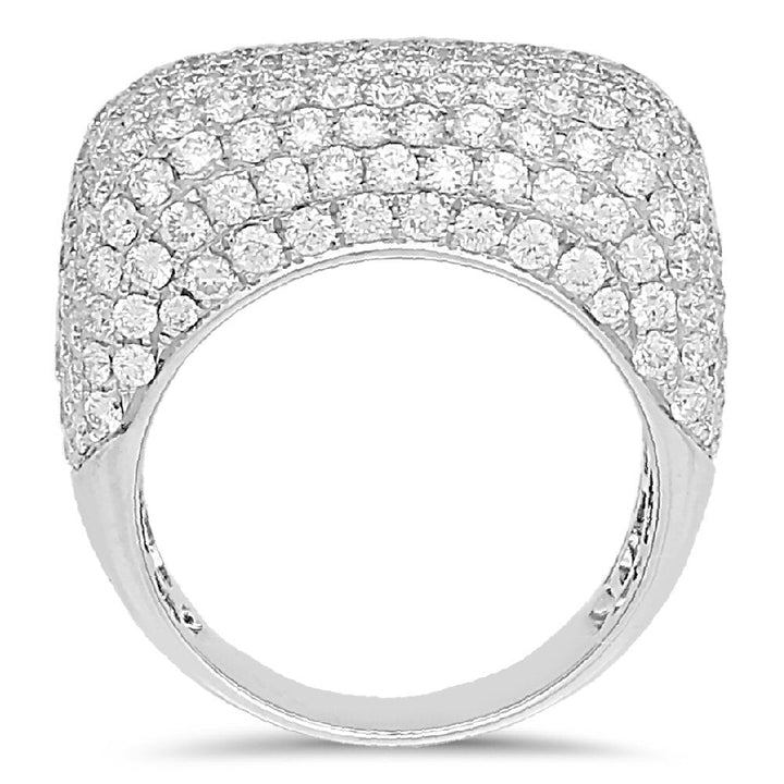 18K  white gold diamond ring - SKU#: 21869