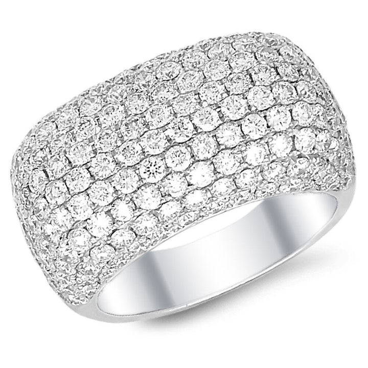 18K  white gold diamond ring - SKU#: 21869