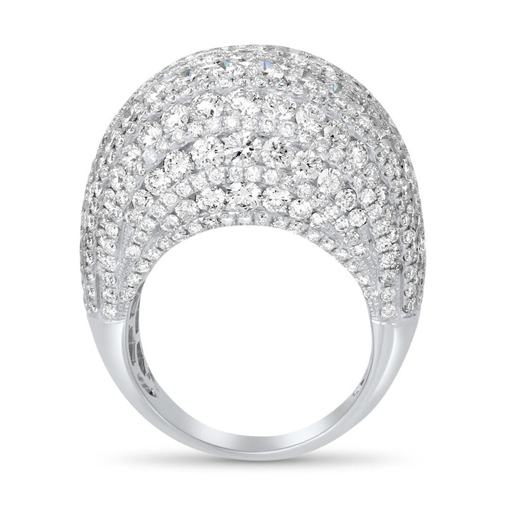 18K  white gold diamond ring - SKU#: 24687