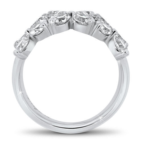 18K white gold diamond ring - Style#: 27405