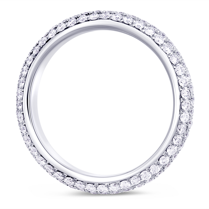 18K white gold diamond eternity band - SKU#: 30188