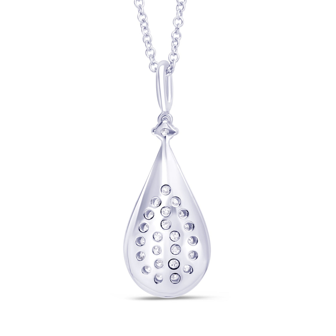 Diamond pendant in 18K gold