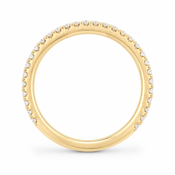 18K yellow gold diamond eternity band