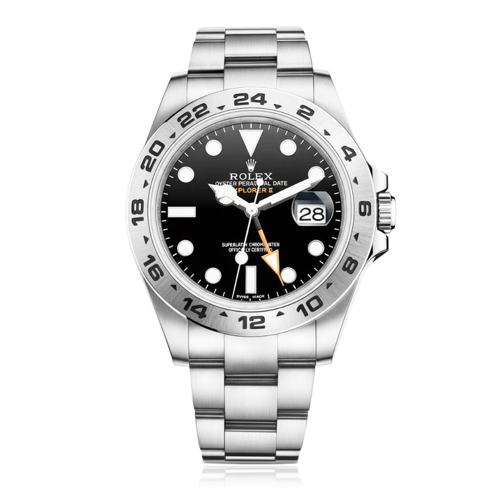 Pre-Owned Rolex Explorer II Black Dial 42mm Stainless Steel – Automatic Watch