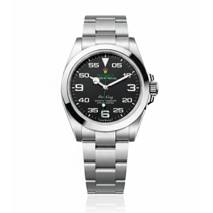 Pre-Owned Rolex Air-King 40mm Oystersteel – Black Dial Automatic Watch
