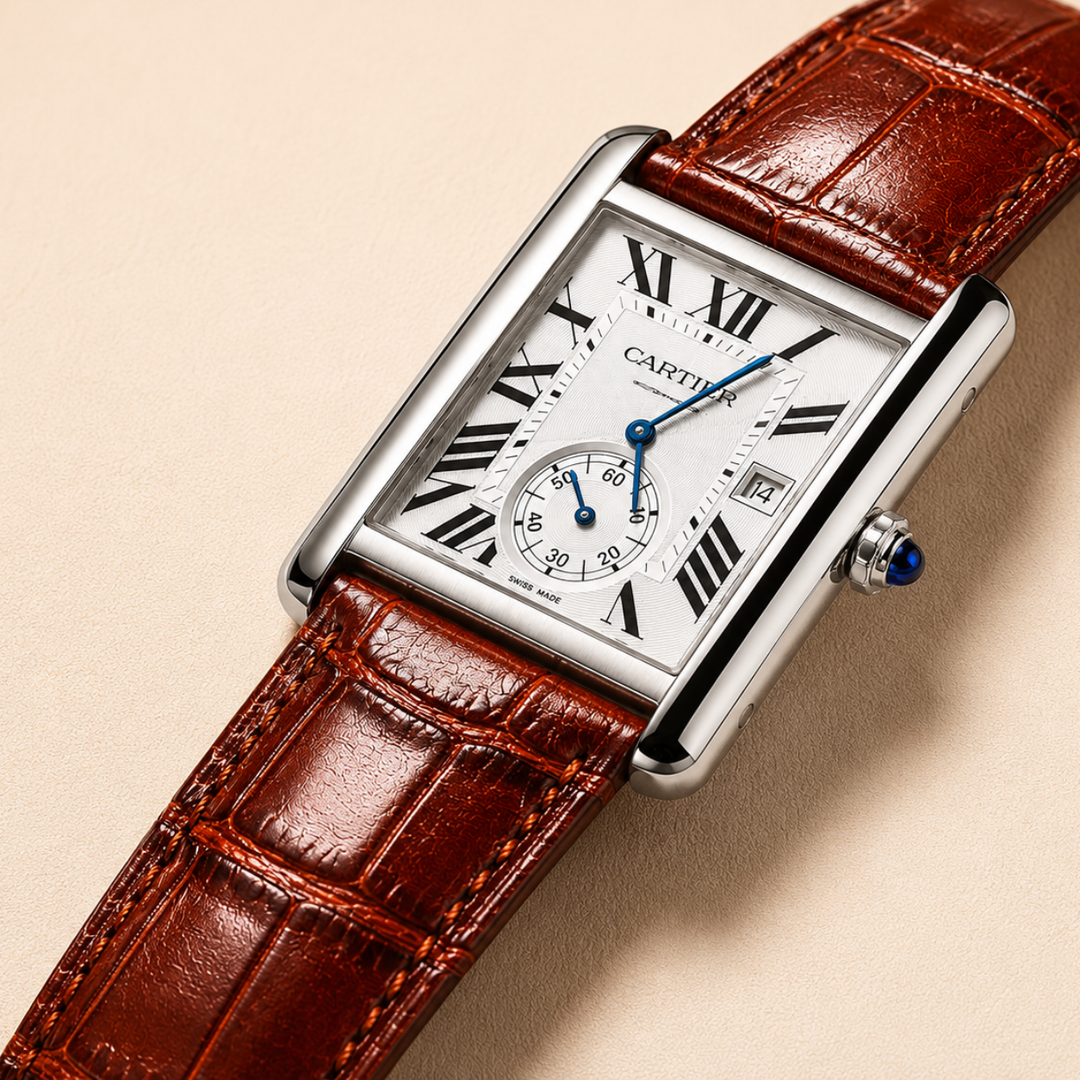 Cartier Tank MC Silver Dial Automatic Steel Men's Watch