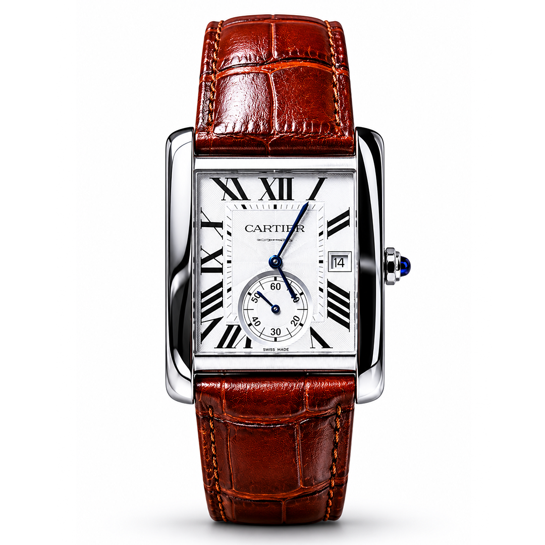 Cartier Tank MC Silver Dial Automatic Steel Men's Watch
