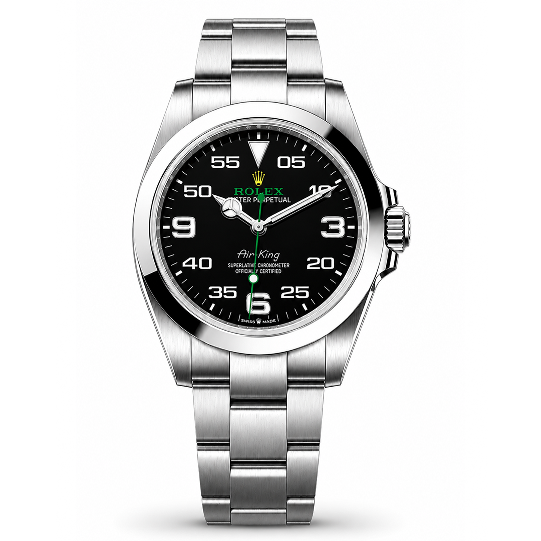 Pre-Owned Rolex Air-King 40mm Oystersteel – Black Dial Automatic Watch