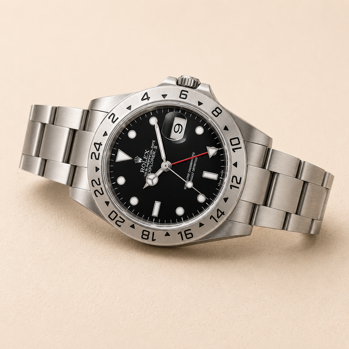 Pre-Owned Rolex Explorer II Black Dial 42mm Stainless Steel – Automatic Watch