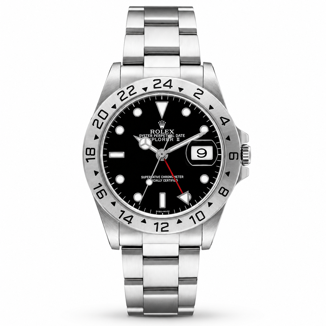 Pre-Owned Rolex Explorer II Black Dial 42mm Stainless Steel – Automatic Watch