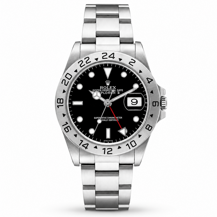Pre-Owned Rolex Explorer II Black Dial 42mm Stainless Steel – Automatic Watch