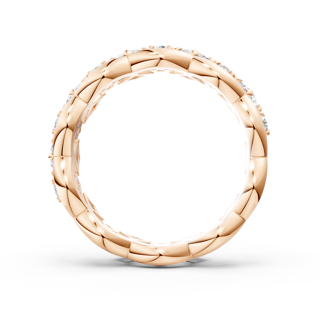 18K gold crown-inspired ring