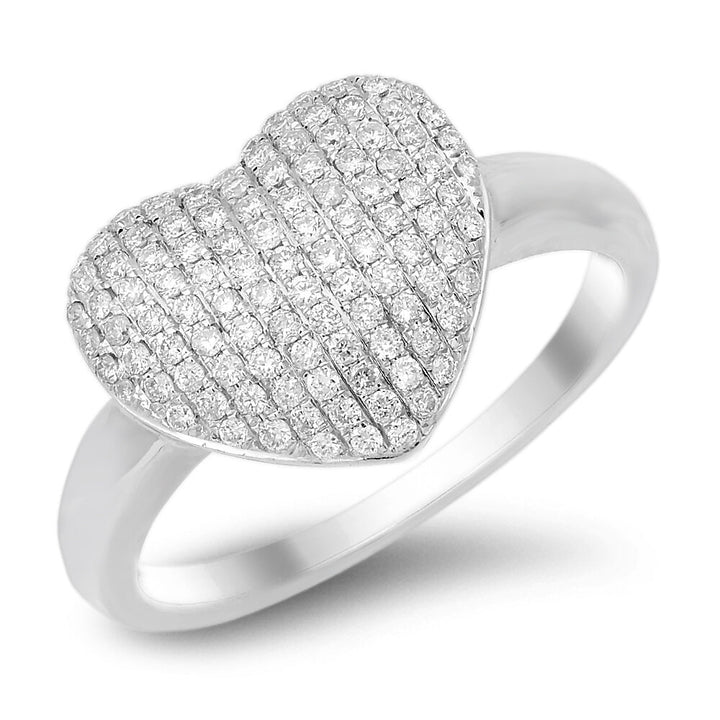18K gold diamond ring - SKU#: 18720
