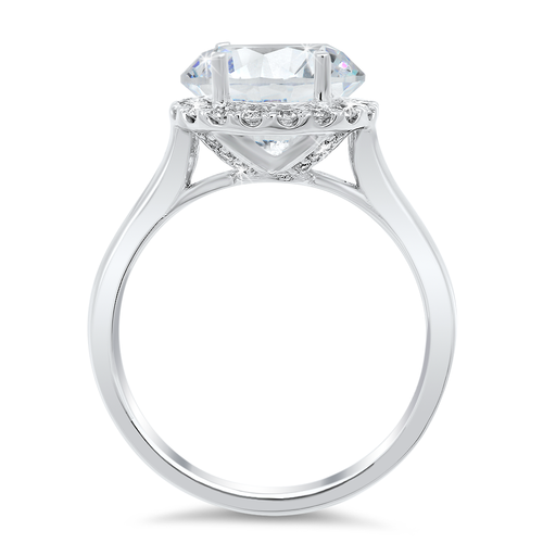 engagement ring in 18K gold - SKU# 24626