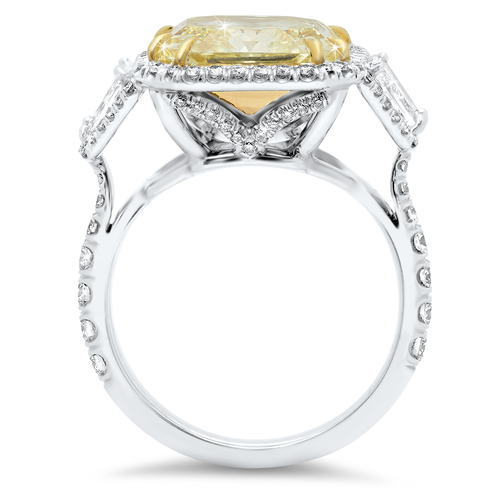 engagement ring in 18K gold - SKU# 25870