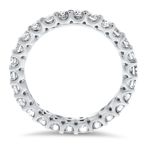 18K white gold diamond eternity band - SKU#: 25998